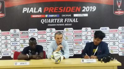 Pelatih Arema Sebut Laga Single Match Melawan Bhayangkara Fantastik