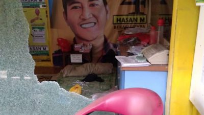 Posko Caleg Golkar di Bekasi Utara Diteror