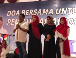 Waras Ajak Ribuan Kaum Ibu Tutup Masa Kampanye dengan Istigosah