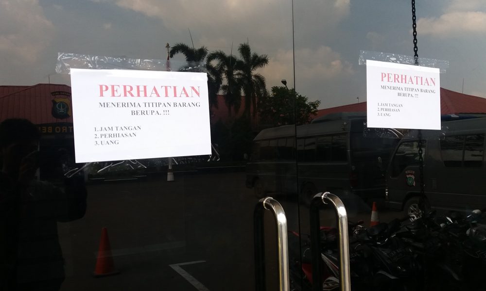 Penitipan Barang Berharga di Polres Metro Bekasi Kota Sepi Peminat