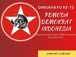 Rayakan HUT ke-72, Pemuda Demokrat Nyatakan NKRI Final