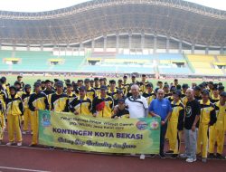 98 Kontingen di Kota Bekasi Dilepas dalam Kejuaraan Popwilda Jabar
