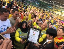 Senam Sparko Kota Bekasi Masuk Rekor Muri dengan Jumlah Peserta 40 Ribu Orang
