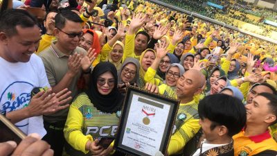 Senam Sparko Kota Bekasi Masuk Rekor Muri dengan Jumlah Peserta 40 Ribu Orang