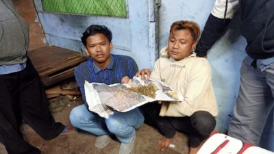 Polisi Cokok 2 Pemuda yang Hendak Pesta Ganja