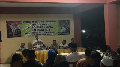 Reses Perdana, Faisal Serap Aspirasi Dua Kelurahan di Pondok Gede