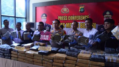 Polisi Gagalkan Peredaran Ganja Sebanyak 200 Kg untuk Malam Tahun Baru