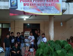 Korban Bencana Banjir Berjatuhan, KNPI Kota Bekasi Turun Tangan