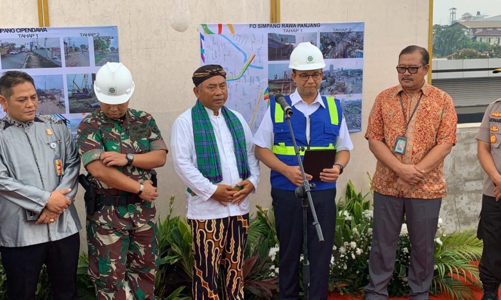 Gubernur Anies Resmikan Dua Flyover di Bekasi