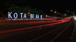 Ilustrasi Kota Bekasi malam hari
