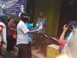 Peta KNPI Kota Bekasi Door To Door Bagikan Disinfektan dan Hand Sanitizer