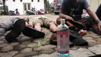 Tenggak Miras Oplosan di Pesta Pernikahan,  Dua Orang Tewas, 10 Orang Sekarat