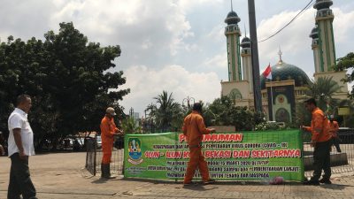 Corona Meluas, Alun-Alun Kota Bekasi Mulai Ditutup
