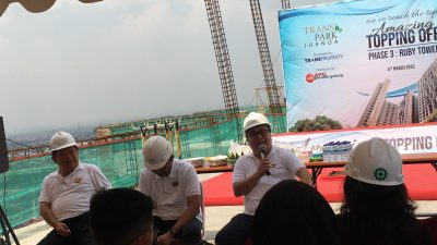 Transpark Juanda Topping Off Phase 3 Ruby Tower, 80 Persen Sudah Terjual
