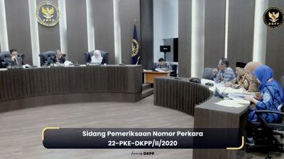 Bawaslu Kota Bekasi Disidang DKPP Atas Dugaan Kode Etik