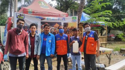 LawanCorona, PETA KNPI Kota Bekasi Klaim Telah Salurkan Ribuan Botol Hand Sanitizer dan Disinfektan