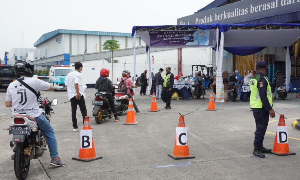 801 Karyawan Aice Group Jalani Rapid Test Paska Libur Hari Raya