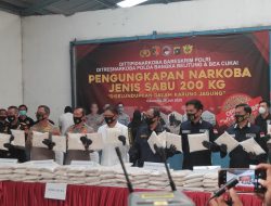 Polisi Bekuk Jaringan Mafia Internasional, 200 Kg Sabu Diamankan