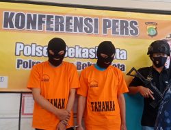 Terjebak Portal Saat Melarikan Diri, Curanmor di Kranji Keluarkan Air Soft Gun Takuti Warga
