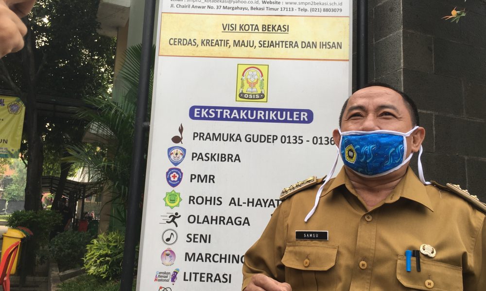 Proses KBM Secara Tatap Muka Belum Berlangsung di SMPN 2 Bekasi