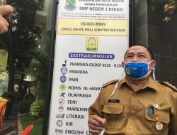 Belum Tentukan Tanggal Proses KBM Tatap Muka, SKB 4 Menteri jadi Rujukan SMPN 2 Bekasi