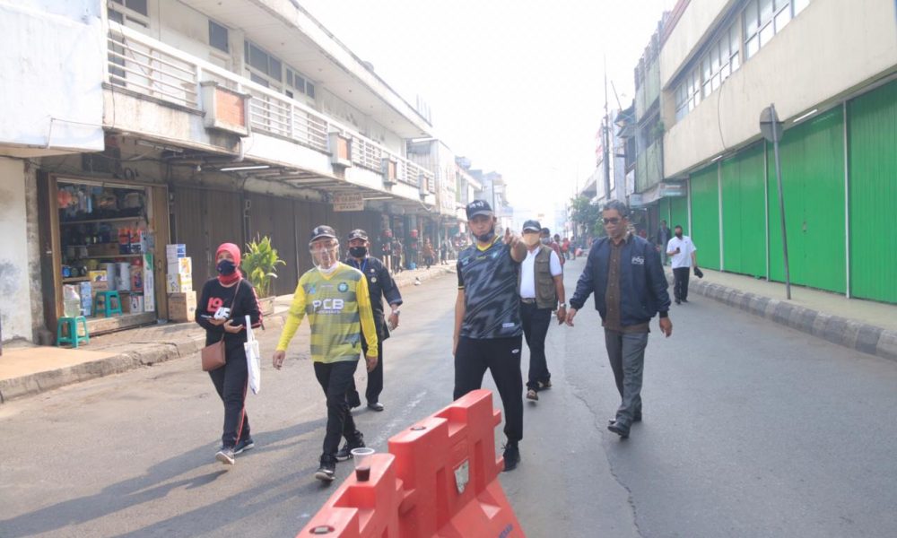 Wakil Wali Kota Bekasi Tri Adhianto Tjahyono di lokasi peninjauan, Jumat (24/7/2020).
