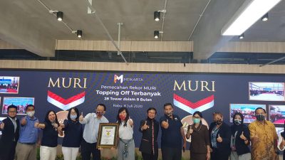 Kurang dari Satu tahun Bangun 28 Tower, Meikarta Sabet Penghargaan MURI