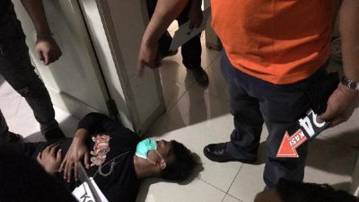 Rekontruksi Pembunuhan Bos Roti di Cikarang