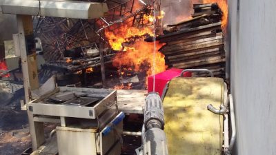 Gudang Limbah RSUD Kabupaten Bekasi Terbakar