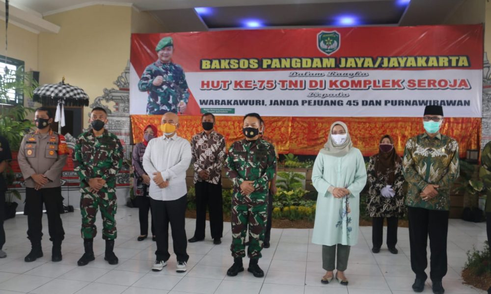 HUT TNI ke-75, Pangdam Jaya Datang ke Bekasi Pengin Nostalgia dengan Veteran Timor Timur