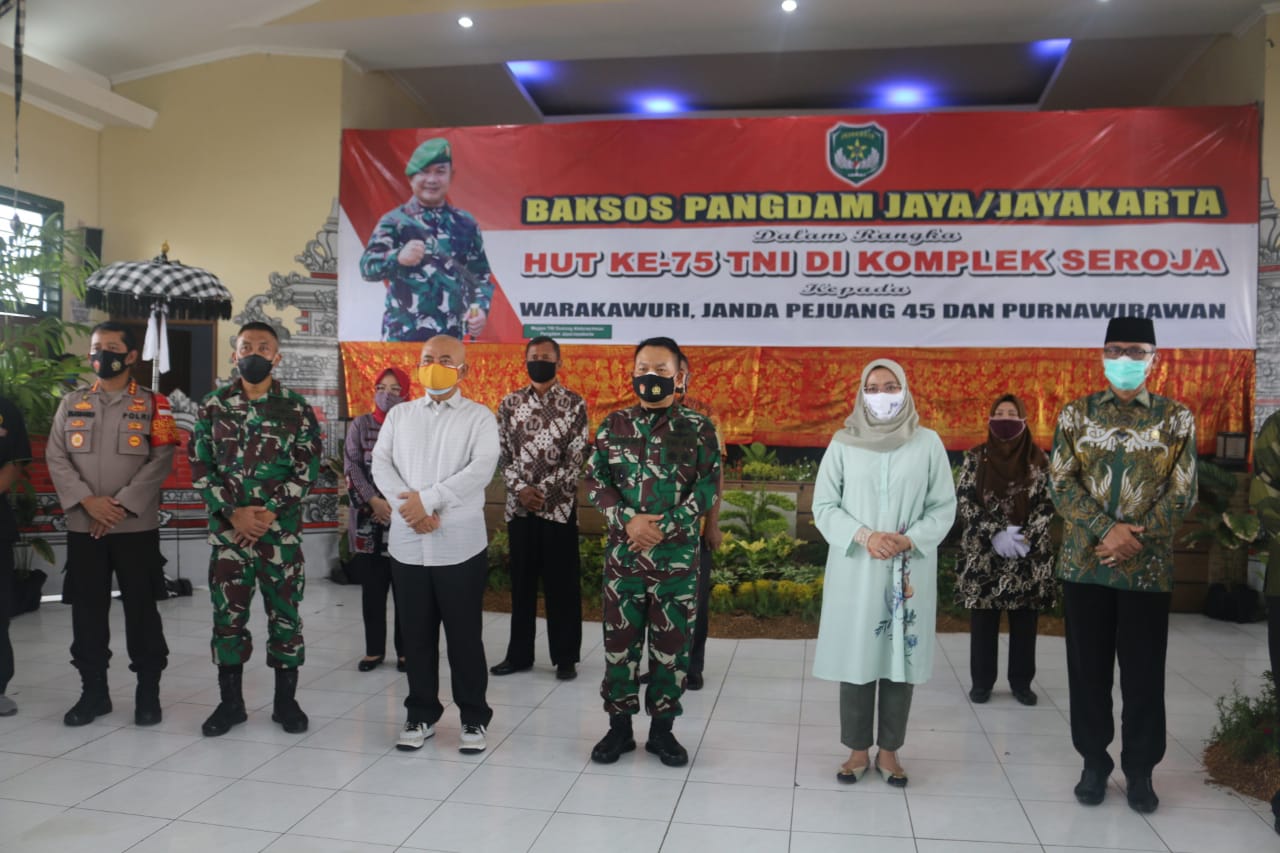 HUT TNI ke-75, Pangdam Jaya Datang ke Bekasi Pengin Nostalgia dengan Veteran Timor Timur