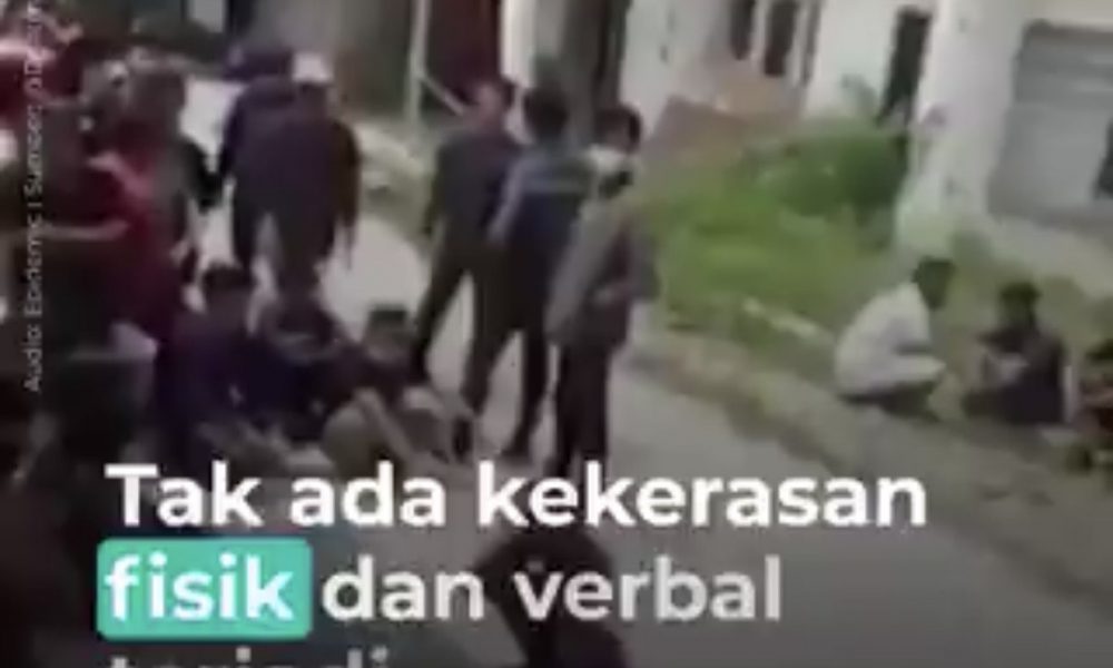 Viral, Kegiatan Ibadat Virtual HKBP Serang Baru Digeruduk Sekelompok Orang