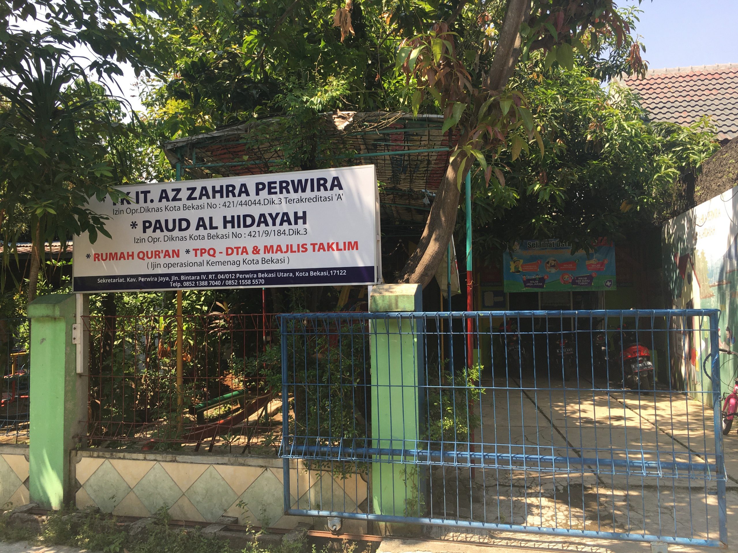 Lokasi Rumah Quran tempat Baim mengaji