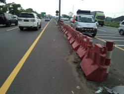Contraflow Tol Jakarta-Cikampek Dihentikan, Lalu Lintas Kembali Normal