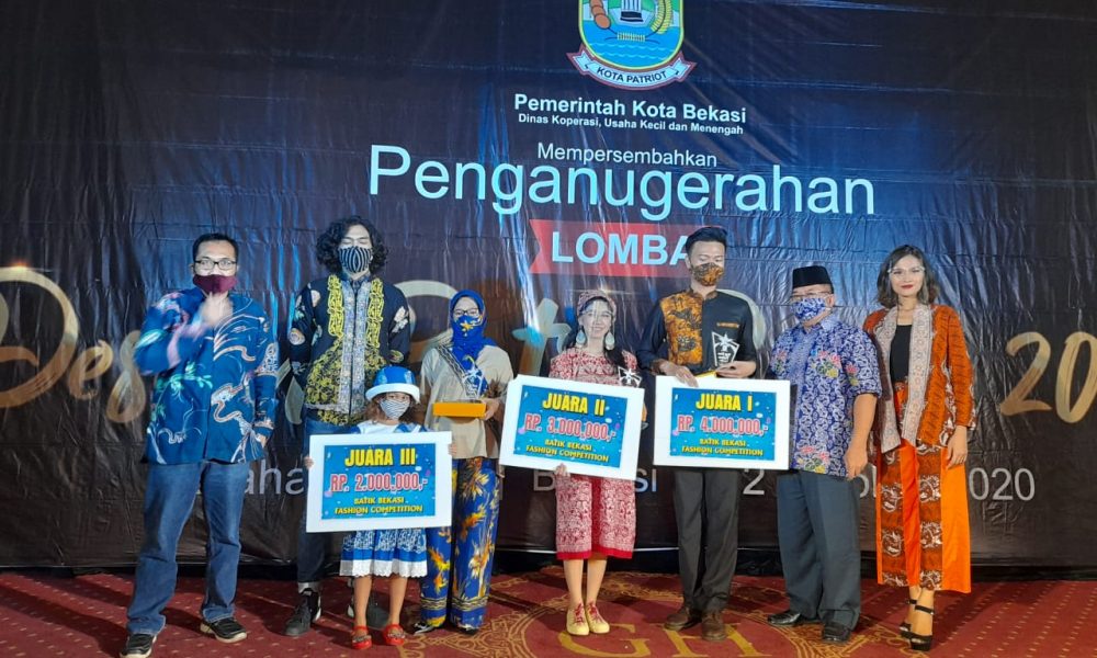 Pemkot Anugerahkan 5 Pemenang Lomba Desain Batik Kota Bekasi 2020
