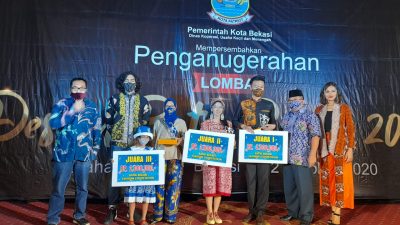 Pemkot Anugerahkan 5 Pemenang Lomba Desain Batik Kota Bekasi 2020