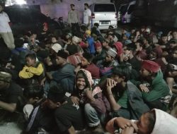 85 Remaja Pendukung Habib Bahar Bin Smith Dimanakan di Polsubsektor Jatiwaringin