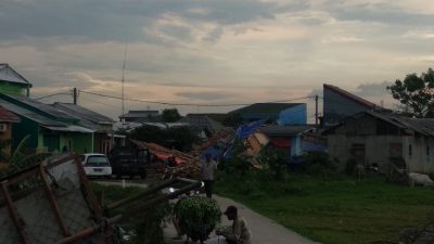 Angin Puting Beliung Porak Porandakan Rumah di Tiga RW Bekasi