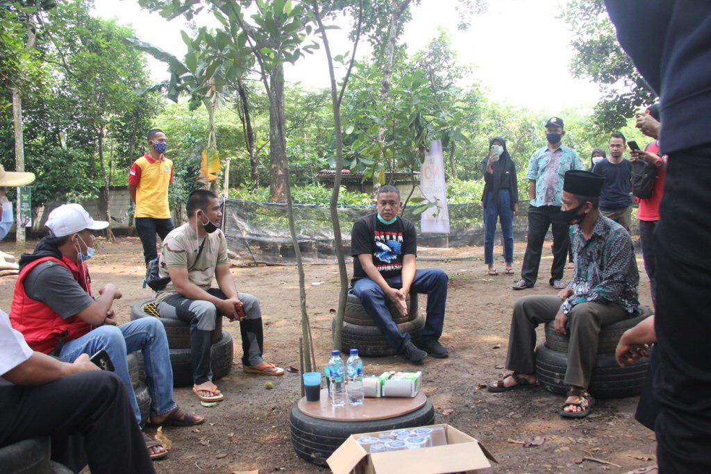 Wakil Wali Kota Bekasi Tri Adhianto Tjahyono saat meninjau Kebun Forsa di Jatiasih