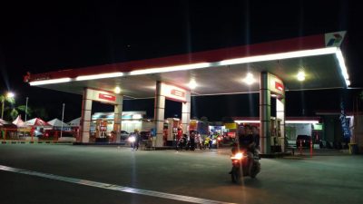 SPBU di Jalan Kalimalang Kota Bekasi