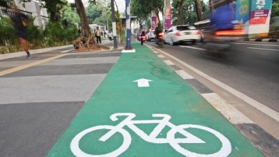 Ilustrasi jalur sepeda