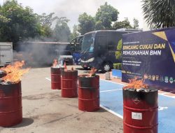 Bea Cukai Bekasi Musnahkan Rokok Liquid Senilai Rp 247 Juta