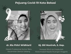 Dua Tenaga Medis Kota Bekasi Kembali Gugur Setalah Terpapar Covid