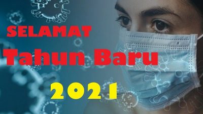 Ilustrasi ucapan tahun baru 2021