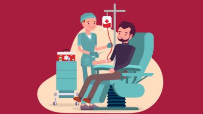 Ilustrasi donor darah