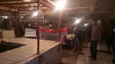 Aksi mogok jualan di pasar cikarang