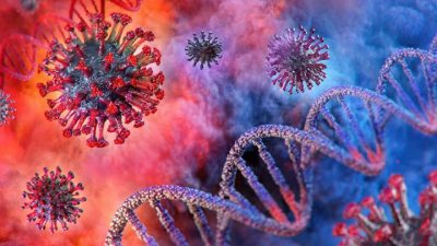 Ilustrasi tren Covid-19