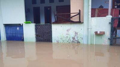 Banjir di Rawlumbu, Kota Bekasi. Foto: Gobekasi.id