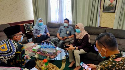 Kunjungan jajaran PLN UP3 Bekasi denga Ketua DPRD Kota Bekasi, Rabu (3/3/2021). Foto: Gobekasi.id
