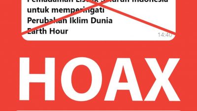 tangkapan layar pamflet selebaran